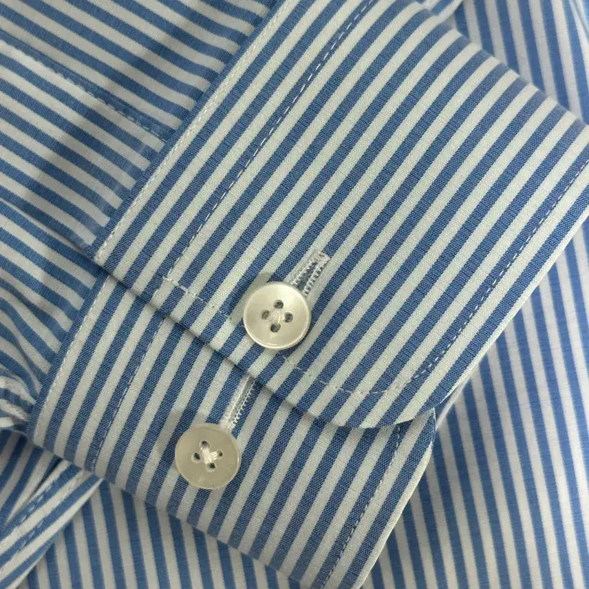 [BUNJANG] JJinHomme RTO Shirt Blue Stripe / 제이진옴므 RTO셔츠