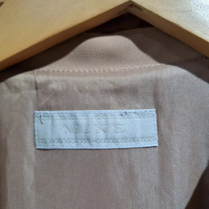 [BUNJANG] Beige Short-Sleeve Collar Dress with Belt Set / 마인 베이지 반팔 카라 원피스 벨트 세트