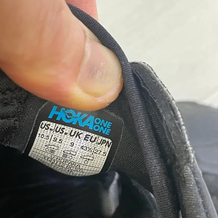 [BUNJANG] Hoka Hopara Black Sandals 275mm / 호카 오네오네 호파라 블랙 샌들 275