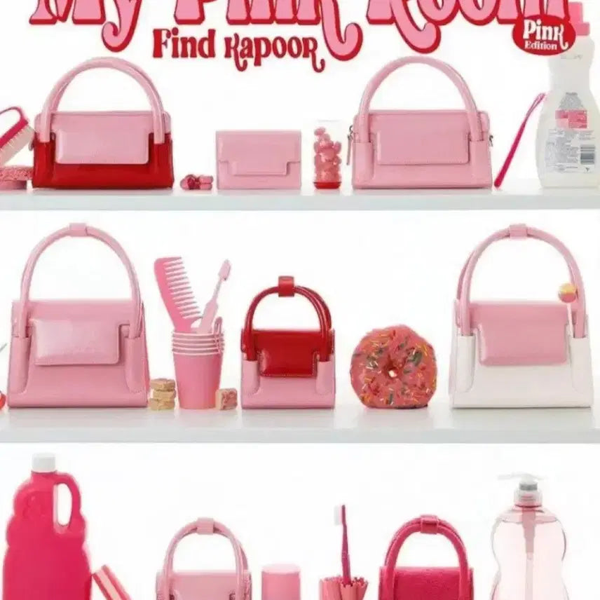 [BUNJANG] Find Kapoor Crinkled Matie Bag 12 Pink Red / 파인드카푸어 마티백 크링클드 12핑크레드