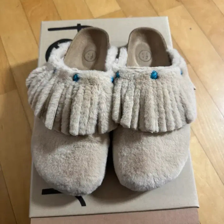[BUNJANG] PERKER Tico Fur Slippers US W7 (240mm) / 페르커 티코 털 슬리퍼 US W7 240