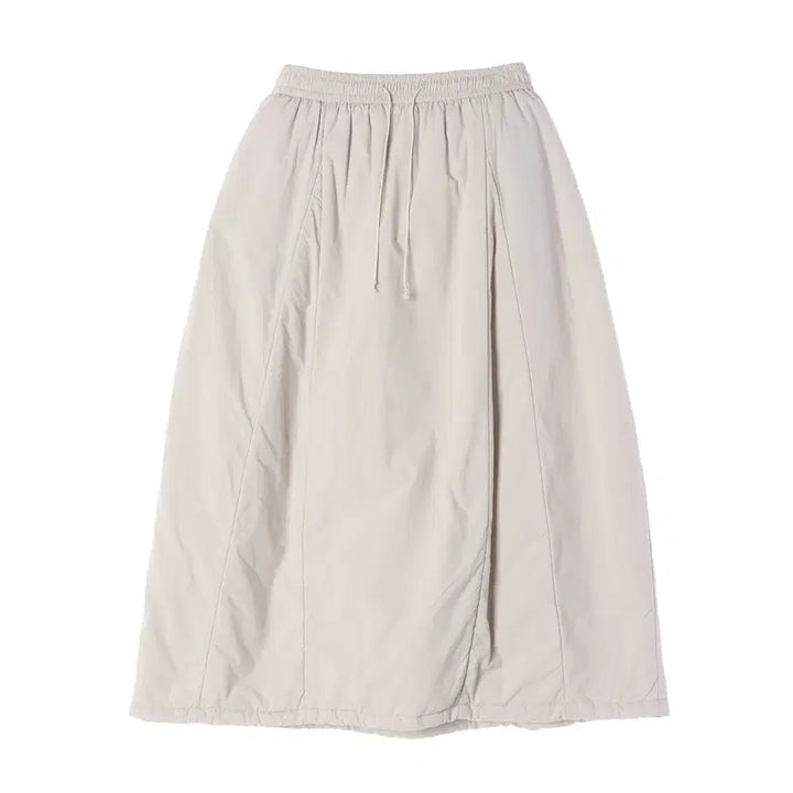 [BUNJANG] Monochrome 24FW Perto Padded Flare Long Skirt / (새상품) 모노크롬 24FW 페르토 패딩 플레어 롱 스커트