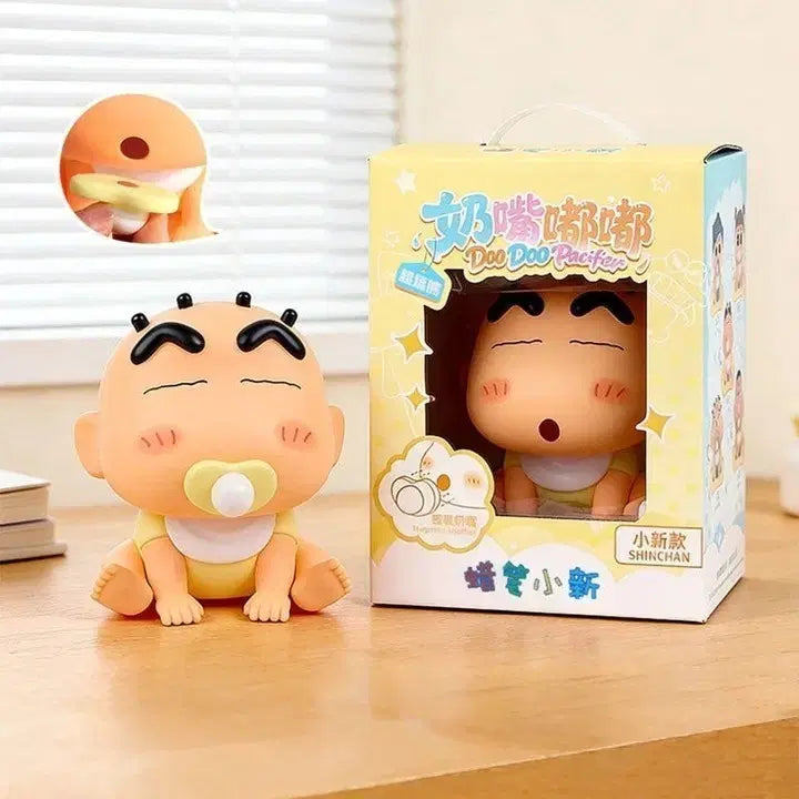 [BUNJANG] Crayon Shin-chan Baby Figure (Doo Doo Pacifier Series) - Dancing Figure, Unused (Set of 2) / 짱구 아기 피규어 Doo Doo Pacifier.댄싱 피규어 미사용 2개