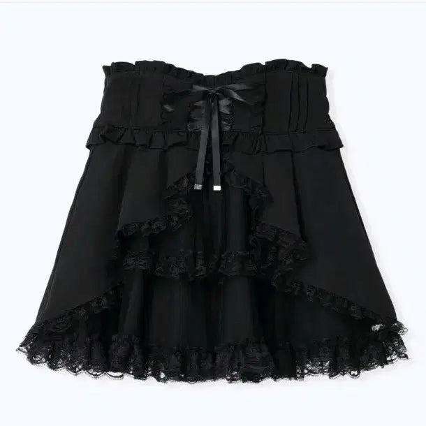 [BUNJANG] Noemi Jireh Gothic Skirt Black / 노에미 지뢰계 고딕 스커트 블랙