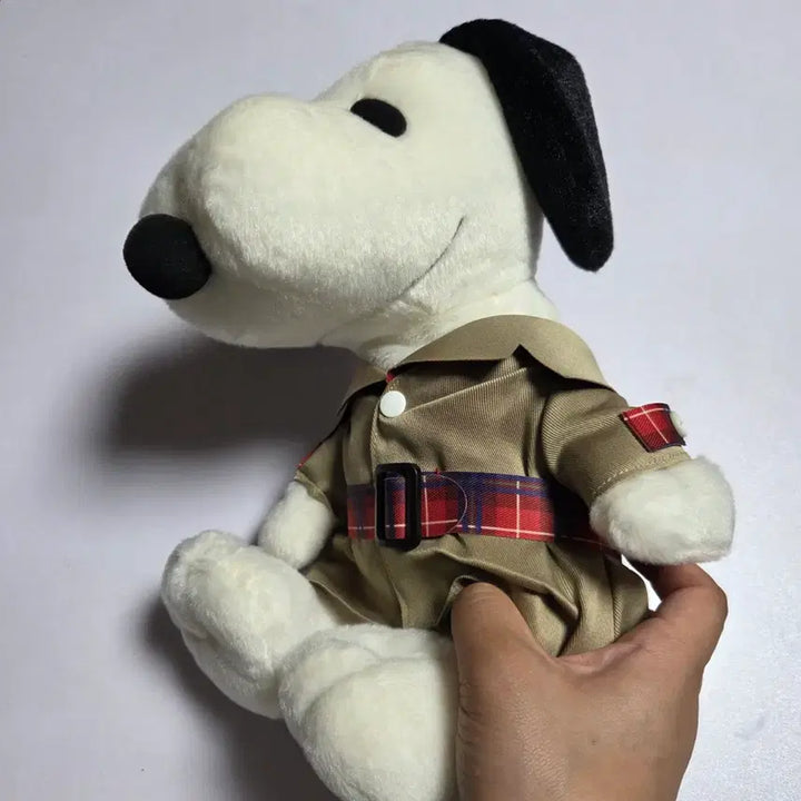 [BUNJANG] Peanuts Snoopy Trench Coat Character Goods Doll Figure Toy / 고전 만화 캐릭터 굿즈 인형 피규어 토이 피넛츠 스누피 트랜치 코트