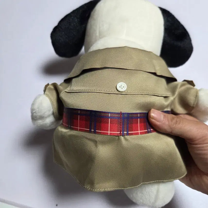[BUNJANG] Peanuts Snoopy Trench Coat Character Goods Doll Figure Toy / 고전 만화 캐릭터 굿즈 인형 피규어 토이 피넛츠 스누피 트랜치 코트