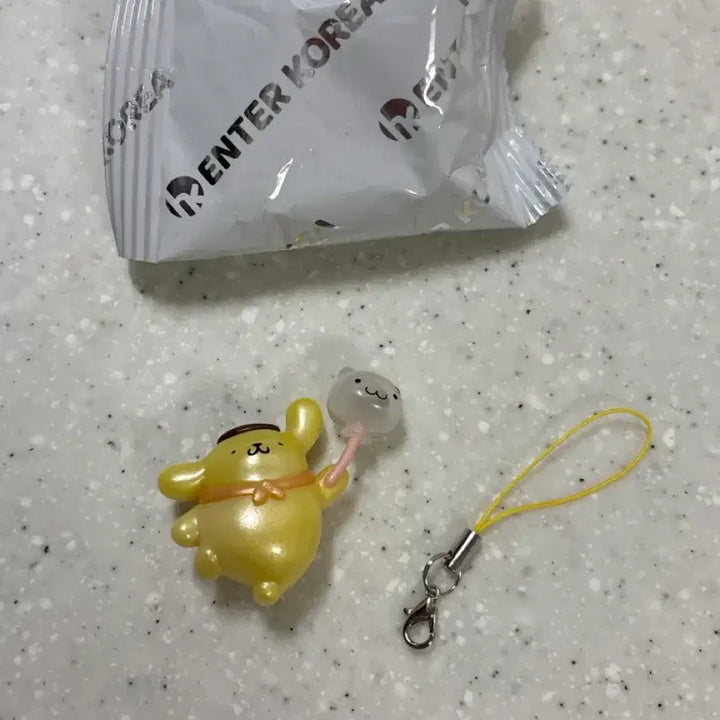 [BUNJANG] Sanrio Pompompurin Balloon Adventure Figure Keychain Strap Goods / 산리오 폼폼푸린 풍선여행 벌룬 어드벤처 피규어 키링 가챠 스트랩 굿즈