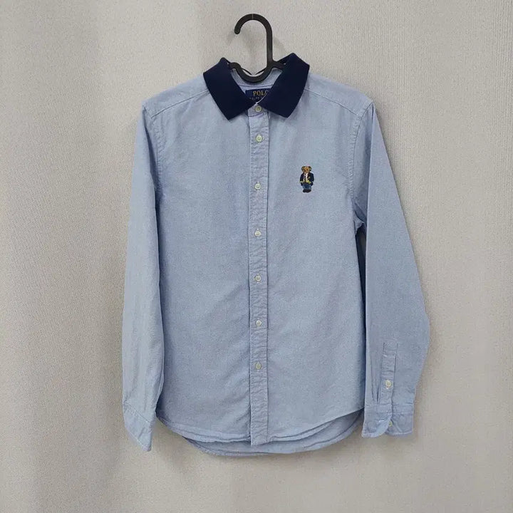 [BUNJANG] Polo Ralph Lauren Bear Knit Collar Shirt / 폴로랄프로렌 베어 니트카라 셔츠