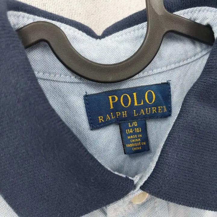 [BUNJANG] Polo Ralph Lauren Bear Knit Collar Shirt / 폴로랄프로렌 베어 니트카라 셔츠