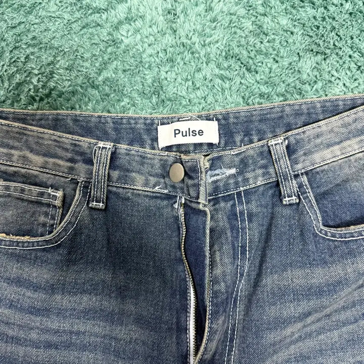 [BUNJANG] Vintage Damage Washing Denim Pants / 빈티지 데미지 워싱 데님 팬츠