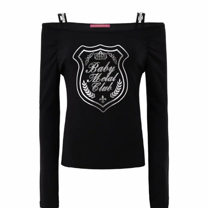 [BUNJANG] Babymetalclub Diamond Logo Top Black / babymetalclub Diamond logo top black