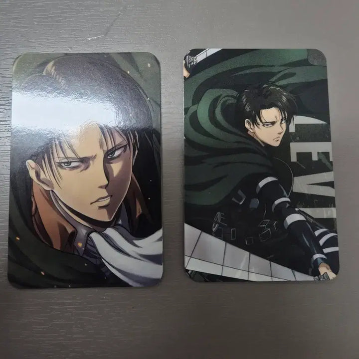 [BUNJANG] Attack on Titan Levi 2-Piece Photocard Bundle Set / 진격의 거인 리바이 포토카드 2종 일괄 포카