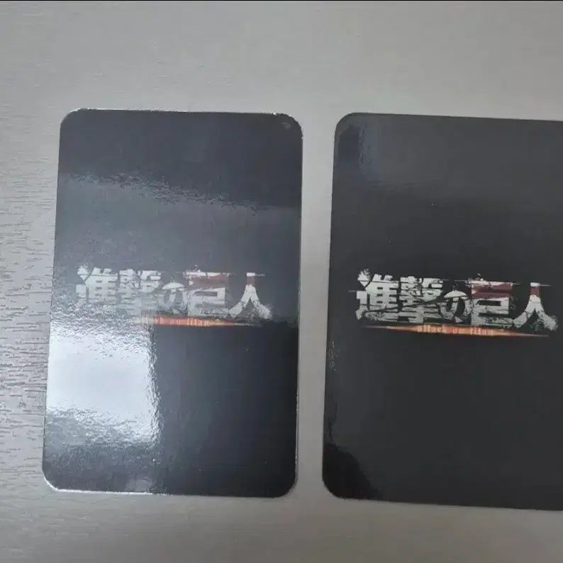 [BUNJANG] Attack on Titan Levi 2-Piece Photocard Bundle Set / 진격의 거인 리바이 포토카드 2종 일괄 포카