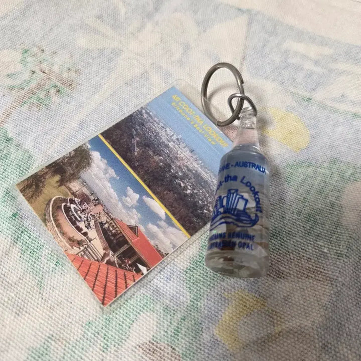 [BUNJANG] 90s Australia Opal Bottle Keychain / 90s Australia 오팔 보틀 키링