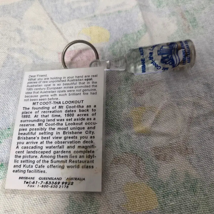 [BUNJANG] 90s Australia Opal Bottle Keychain / 90s Australia 오팔 보틀 키링