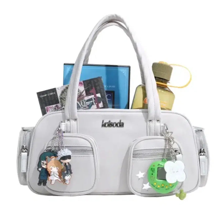 [BUNJANG] Koiso DA Shoulder Bag Cream Grey / 코이소다 숄더백 크림그레이