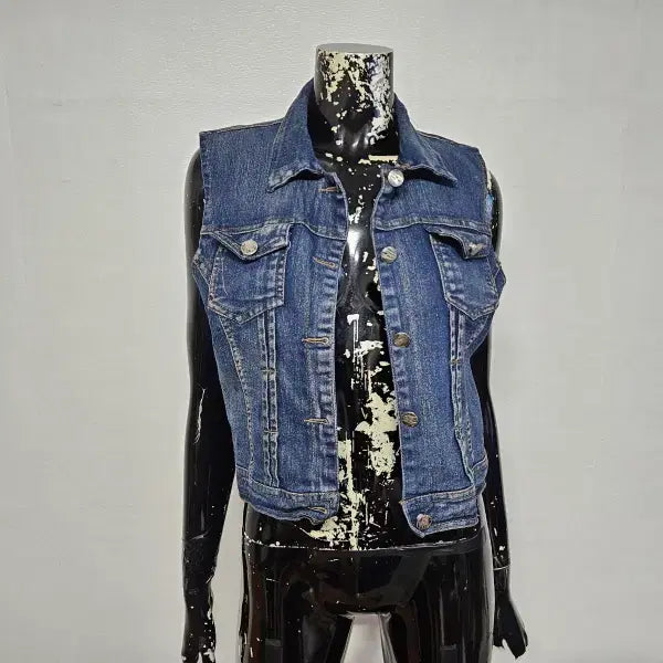 [BUNJANG] Kienamos Open Denim Vest (Size 55) / (free 55) 키에나모스 오픈 청조끼 (사이즈 55)