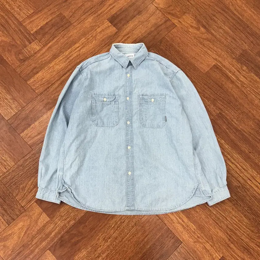 [BUNJANG] Espionage Chambray Shirt XL / XL 에스피오나지 샴브레이 남방 셔츠