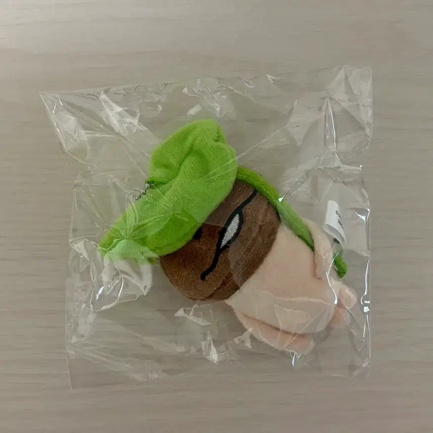 [BUNJANG] Nameko Lotus Leaf Doll Keychain / 나메코 연잎 인형 키링