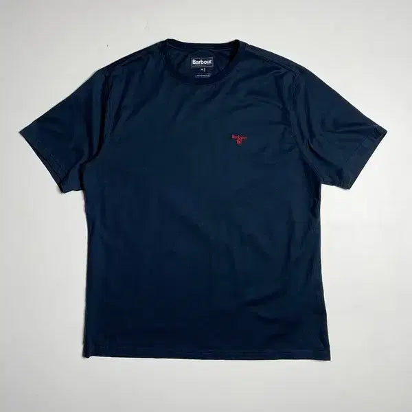[BUNJANG] Barbour 24SS Basic Logo Short Sleeve T-Shirt / 바버 Barbour 24SS 베이직 로고 반팔 티셔츠 R1095
