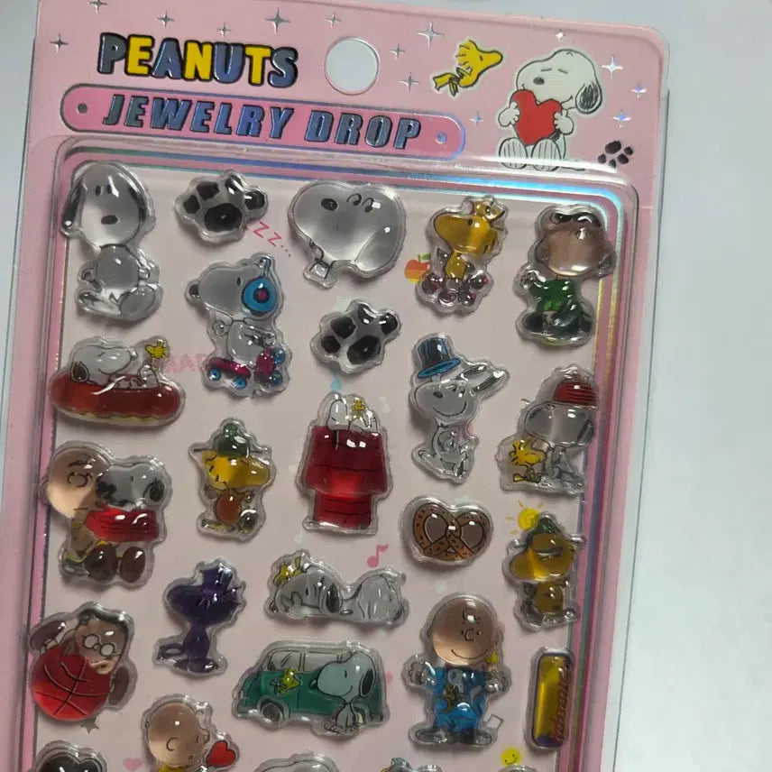 [BUNJANG] Peanuts Snoopy 3D Sticker / 고전 만화 캐릭터 굿즈 인형 피규어 토이 피넛츠 스누피 입체 스티커