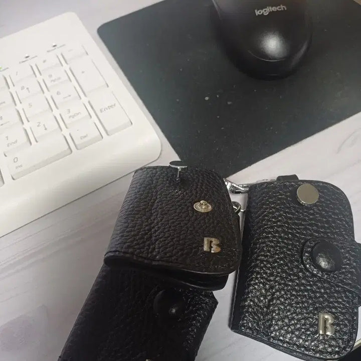 [BUNJANG] Leather Key Holder Case - Black / 가죽 키홀더 케이스 블랙1개당 미사용