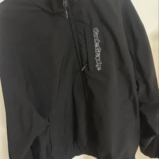[BUNJANG] Code Graphy Windbreaker Jacket / 코드그라피 바람막이 L
