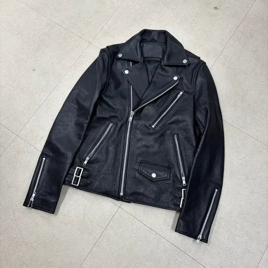 [BUNJANG] Vivastudio Real Leather Rider Jacket / 비바스튜디오 리얼레더 라이더 자켓