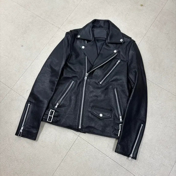 [BUNJANG] Vivastudio Real Leather Rider Jacket / 비바스튜디오 리얼레더 라이더 자켓