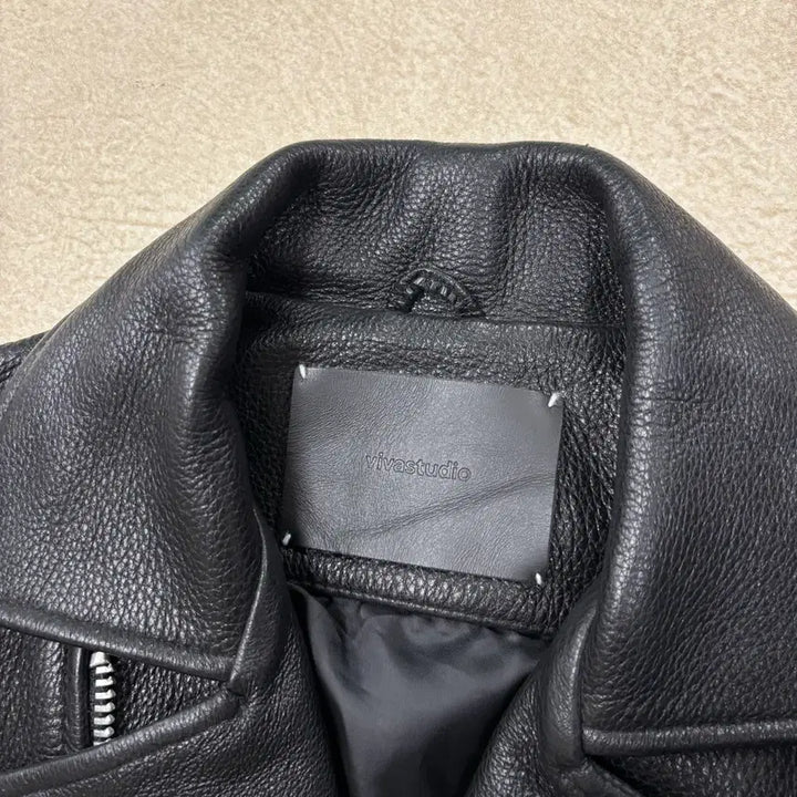 [BUNJANG] Vivastudio Real Leather Rider Jacket / 비바스튜디오 리얼레더 라이더 자켓