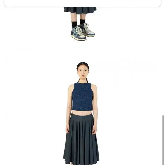 [BUNJANG] 999Humanity Tweed Sleeveless Top / 999휴머니티 TWEED SLEEVELESS TOP