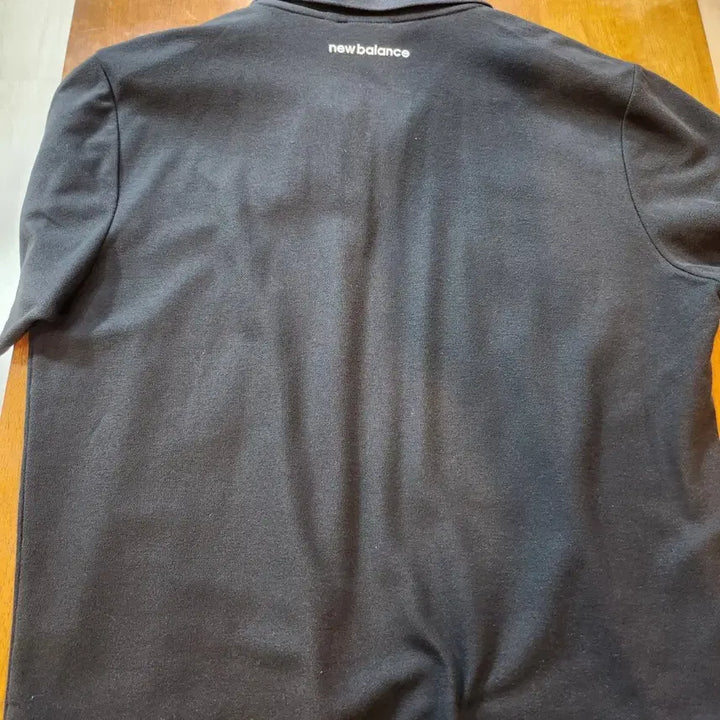 [BUNJANG] New Balance Black Short Sleeve Polo T-Shirt / 뉴발란스 블랙 반팔 폴로티셔츠