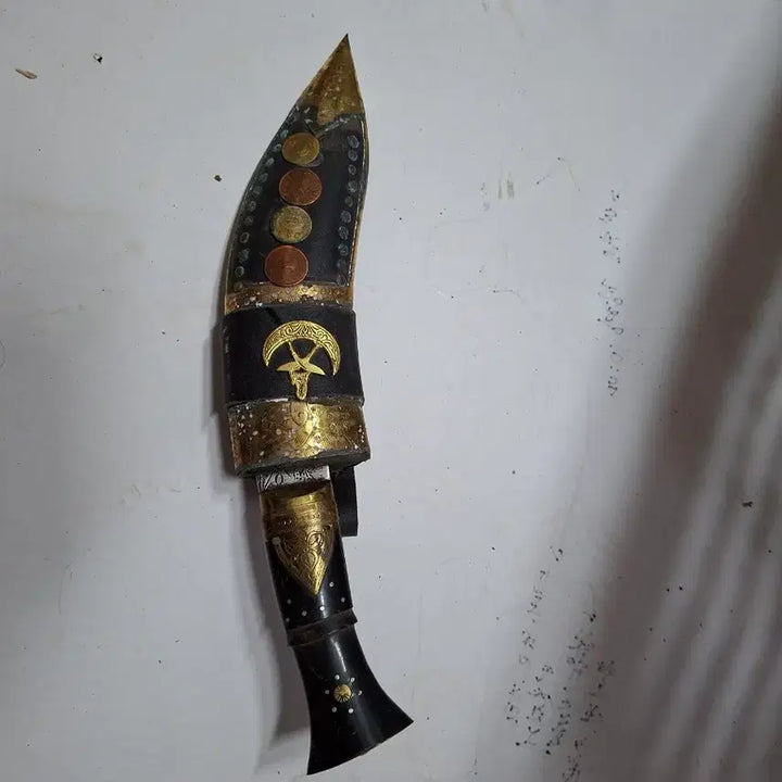 [BUNJANG] Nepal Kukri Knife with Engraved Patterns / 네팔 쿠쿠리