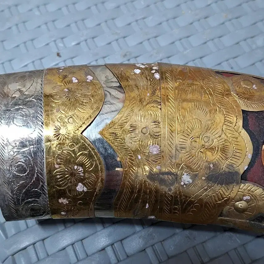 [BUNJANG] Nepal Kukri Knife with Engraved Patterns / 네팔 쿠쿠리