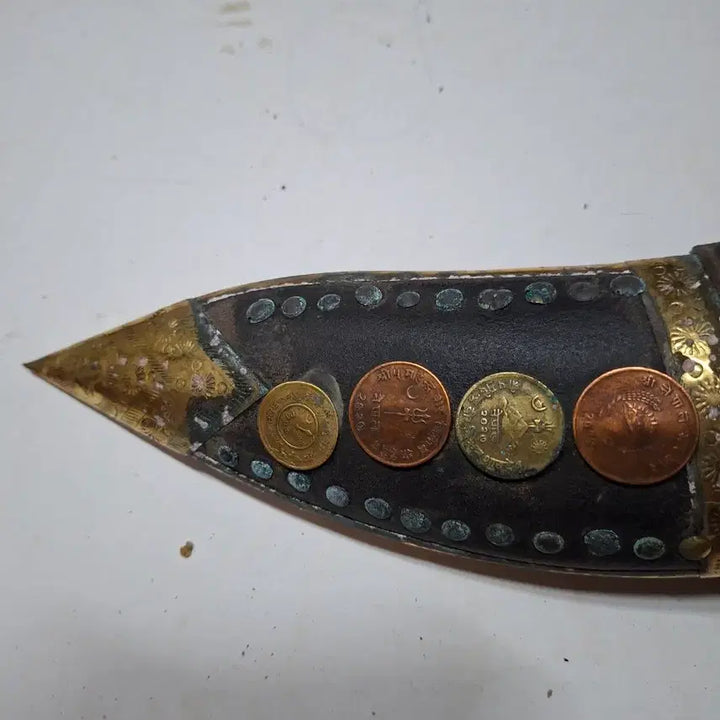 [BUNJANG] Nepal Kukri Knife with Engraved Patterns / 네팔 쿠쿠리