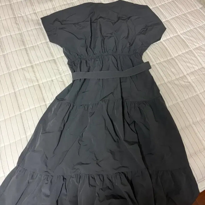 [BUNJANG] J.J. GOTT Black Long Dress with Belt Set / JJ지고트 블랙 롱 원피스 (벨트 세트)