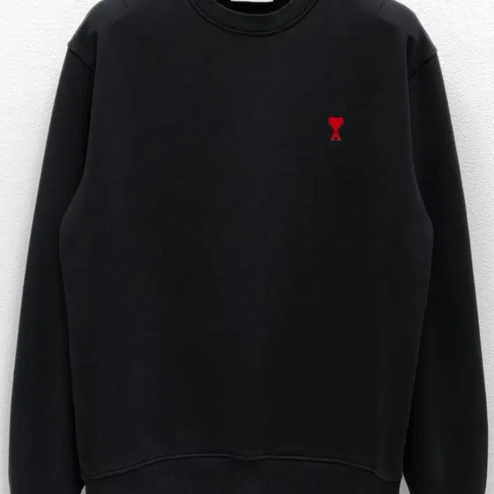 [BUNJANG] AMI Paris Small Heart Sweatshirt Black XL / 아미 스몰하트 맨투맨 블랙 XL