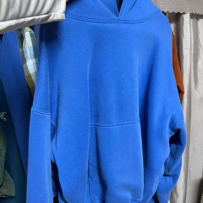 [BUNJANG] Kanye West Yeezy Gap Perfect Hoodie Blue Medium / 칸예웨스트 이지갭 퍼펙트후디 블루 M