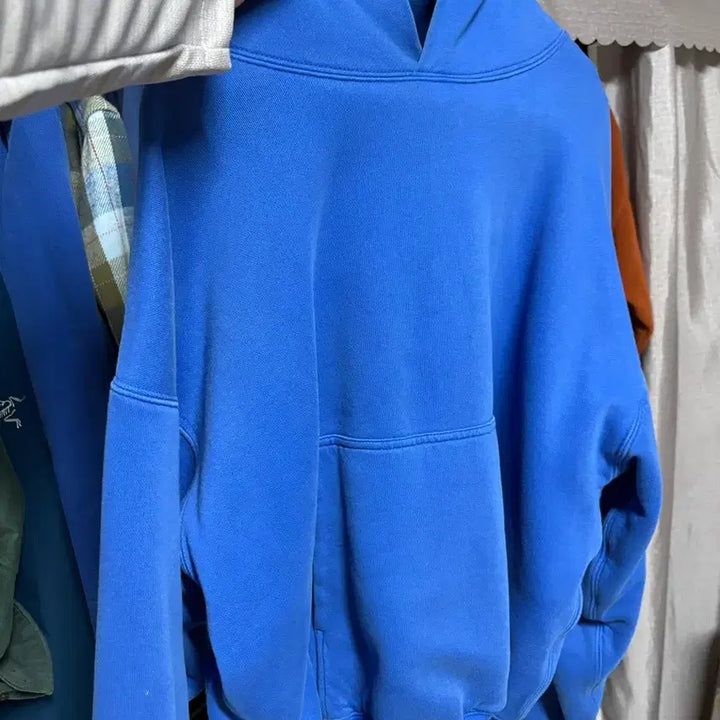[BUNJANG] Kanye West Yeezy Gap Perfect Hoodie Blue Medium / 칸예웨스트 이지갭 퍼펙트후디 블루 M