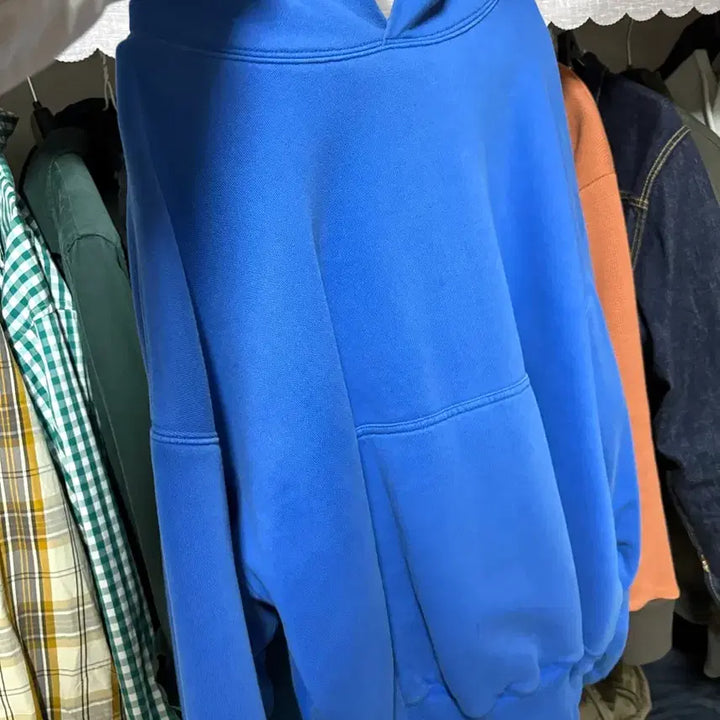 [BUNJANG] Kanye West Yeezy Gap Perfect Hoodie Blue Medium / 칸예웨스트 이지갭 퍼펙트후디 블루 M
