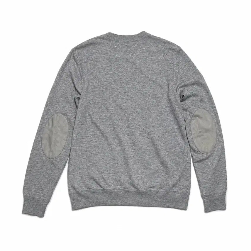 [BUNJANG] Maison Margiela Elbow Patch V-Neck Sweater Heather Gray / MAISON MARGIELA ELBOW PATCH V-NECK 마르지엘라