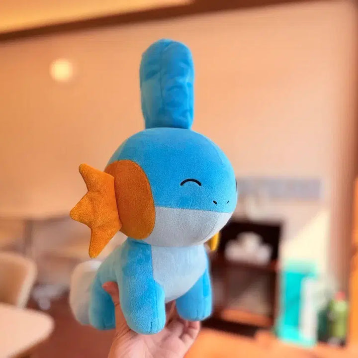 [BUNJANG] Bandai Pokemon Mudkip Mascot Plush 30cm / 일본 반다이 포켓몬 물짱이 마스코트 인형 30cm