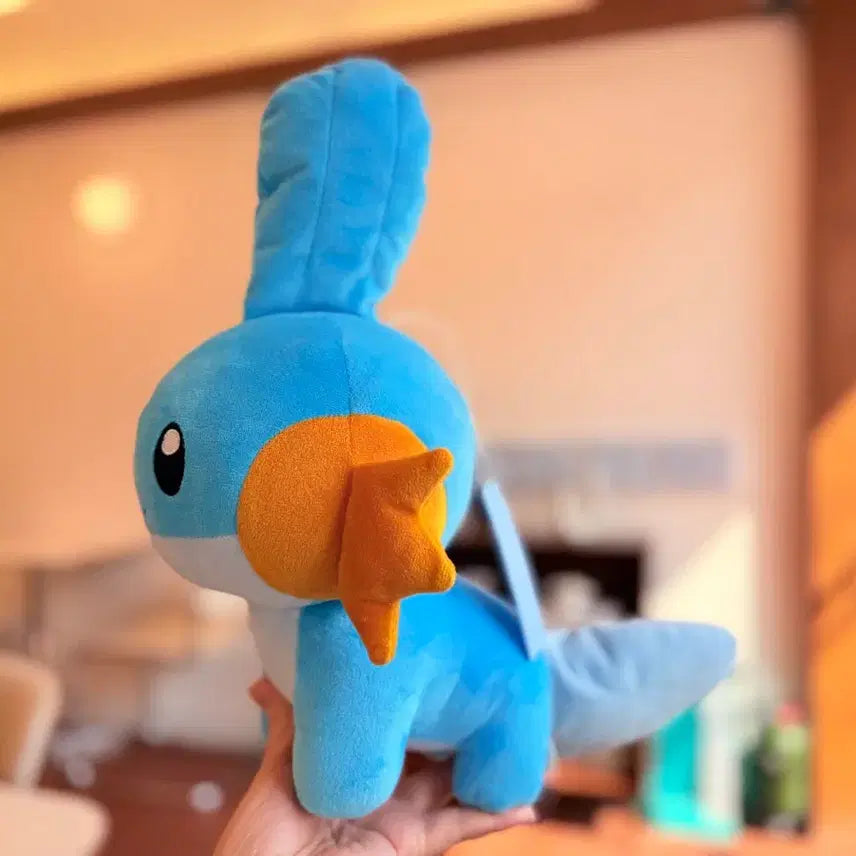 [BUNJANG] Bandai Pokemon Mudkip Mascot Plush 30cm / 일본 반다이 포켓몬 물짱이 마스코트 인형 30cm