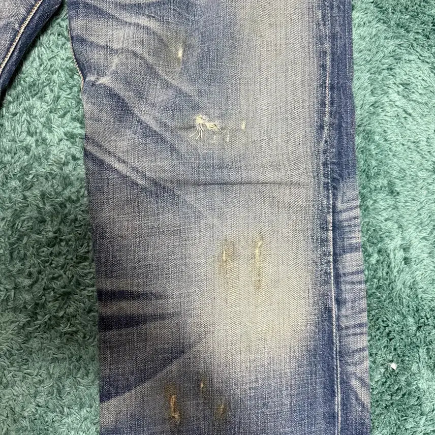 [BUNJANG] Personalized Custom Damage Washing Denim Pants / 데미지 워싱 데님 팬츠 개인커스텀