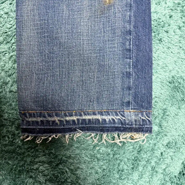 [BUNJANG] Personalized Custom Damage Washing Denim Pants / 데미지 워싱 데님 팬츠 개인커스텀