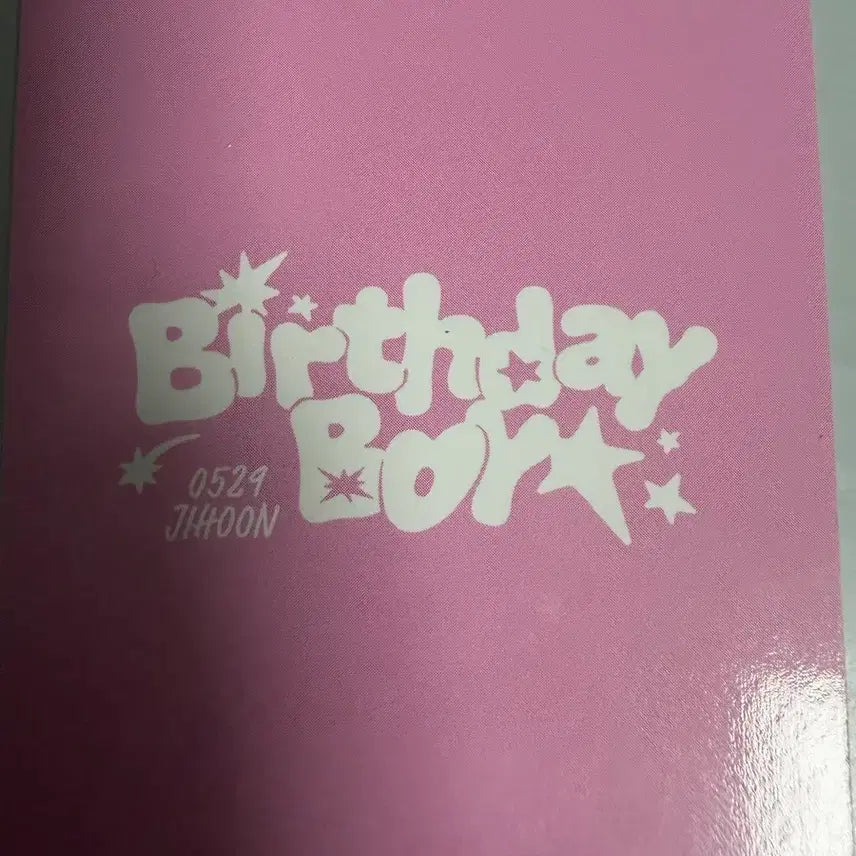 [BUNJANG] Park Ji Hoon 2025 Birthday Cafe Photocard / 2025 박지훈 생일카페 생일 포카
