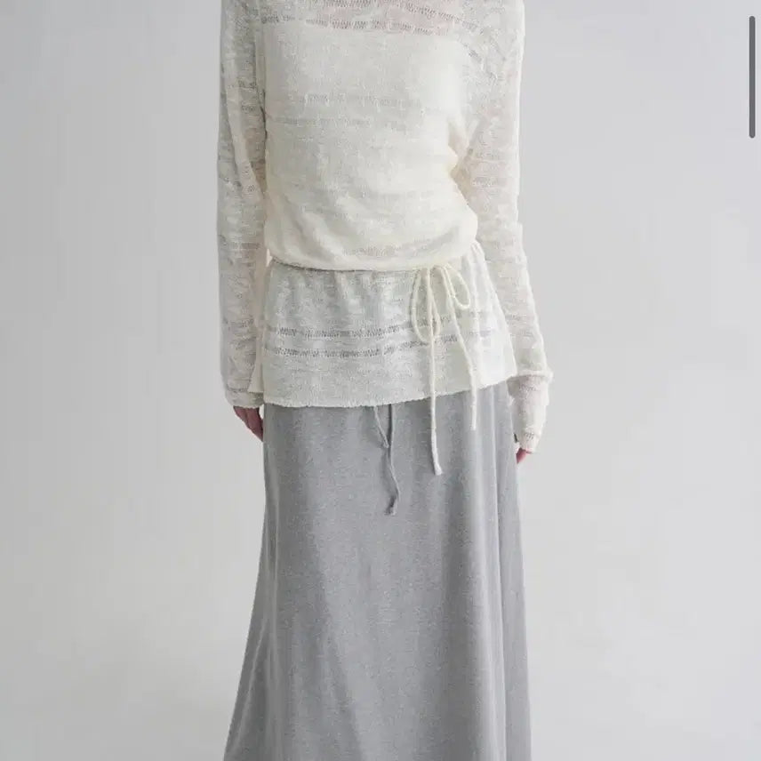 [BUNJANG] 8seconds String Scasi Pullover Ivory / 8세컨즈 스트링 스카시 풀오버 아이보리