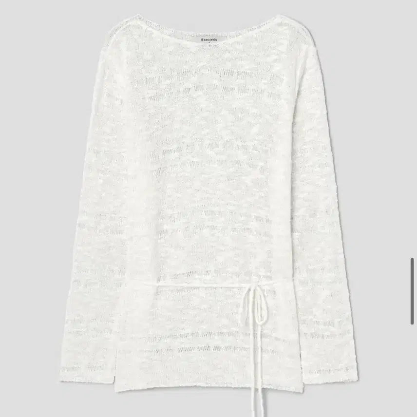 [BUNJANG] 8seconds String Scasi Pullover Ivory / 8세컨즈 스트링 스카시 풀오버 아이보리
