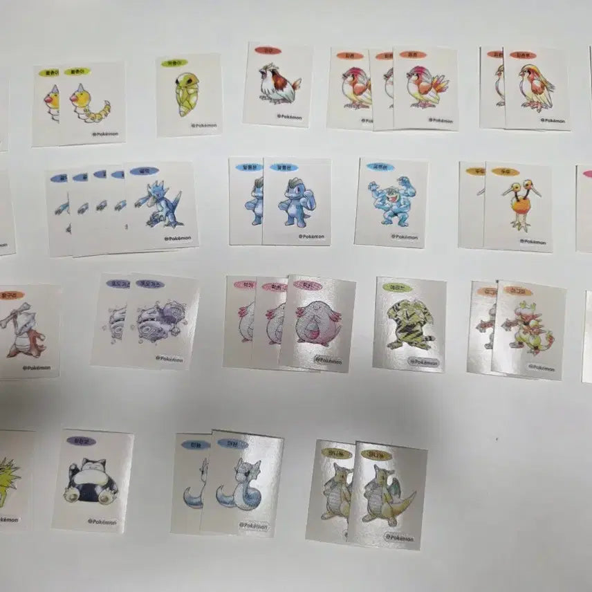 [BUNJANG] Pokemon Artwork Stickers Trading / 30주년 포켓몬 아트웍 스페셜 띠부씰 교환합니다.