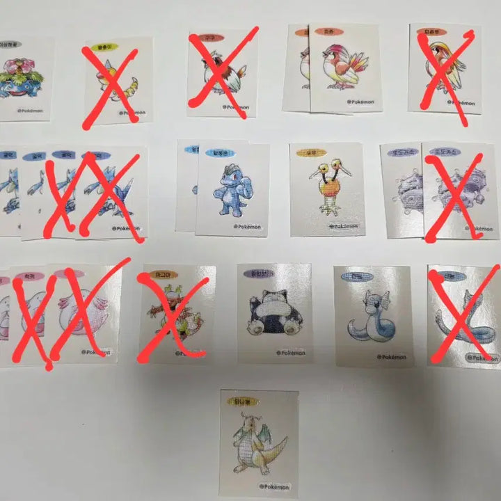 [BUNJANG] Pokemon Artwork Stickers Trading / 30주년 포켓몬 아트웍 스페셜 띠부씰 교환합니다.